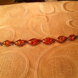 Faux Amber Bracelet